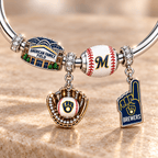 MLKB Silver Charm Bracelet Set TMH