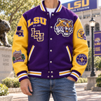 Premium LSU Baseball Jacket PVNA
