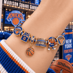NYK Braided Leather Charm Bracelet Set VTH