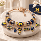 MWR Gold Charm Bracelet Set NHVH
