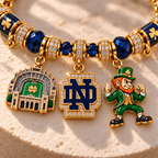 NODFI Gold Charm Bracelet Set NHVH