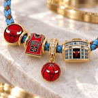 CGB Braided Leather Charm Bracelet Set VTH