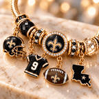 NOS Gold Charm Bracelet Set PNPA