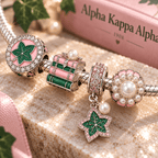 AKA Silver Charm Bracelet Set VTH
