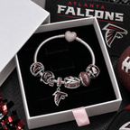ATF Silver Charm Bracelet Set VTH
