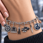 SUNA Silver Charm Bracelet Set NTVA