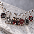 TVD Silver Charm Bracelet Set NTVA