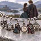 OLD Silver Charm Bracelet Set NTVA