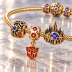 TFR Gold Charm Bracelet Set HQH