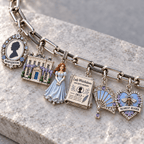 BGT Silver Charm Bracelet Set NTVA