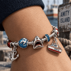 JAWS Silver Charm Bracelet Set TTTT