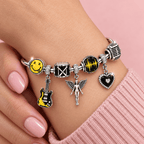 NVN Silver Charm Bracelet Set TMH