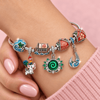 MONA Silver Charm Bracelet Set TMH