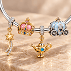 DSN Silver Charm Bracelet Set TMH