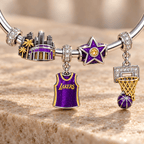 LAL Silver Charm Bracelet Set TMH