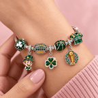 BNCS Silver Charm Bracelet Set TMH