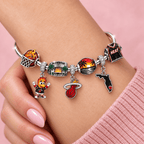 MMH Silver Charm Bracelet Set TMH