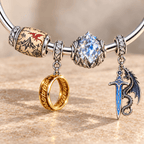 THBT Silver Charm Bracelet Set TMH