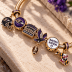 BTR Gold Charm Bracelet Set TTN