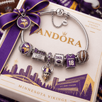 MNVK Silver Charm Bracelet Set PTT
