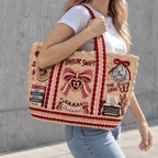 TLSW Straw-Style Embellished Tote Bag DNBN