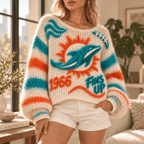 MDP Women’s Open-Knit Sweater NTKO
