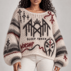 SLTK Women’s Open-Knit Sweater DNBN