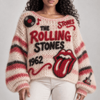 RLST Women’s Open-Knit Sweater DNBN