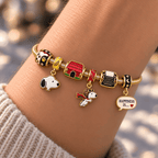 SPNY Gold Charm Bracelet Set HQH