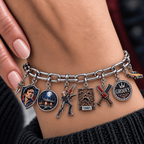 ASH Silver Charm Bracelet Set NTVA