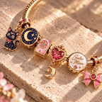 SLM Gold Charm Bracelet Set TTN