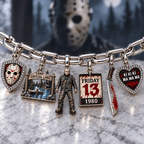 JVH Silver Charm Bracelet Set NTVA