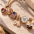 USMR Gold Charm Bracelet Set TTN