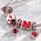 NCH Silver Charm Bracelet Set BMD