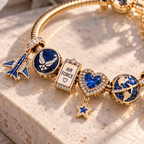 USAF Gold Charm Bracelet Set TTN