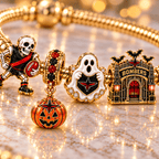 EDB Gold Charm Bracelet Set NHVH