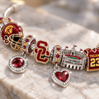 USC Silver Charm Bracelet Set BMD