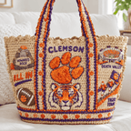 CTFB Straw-Style Embellished Tote Bag HTTT