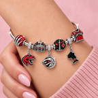 TRT Silver Charm Bracelet Set TMH