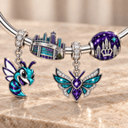 CLH Silver Charm Bracelet Set TMH