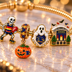 ADLC Gold Charm Bracelet Set NHVH