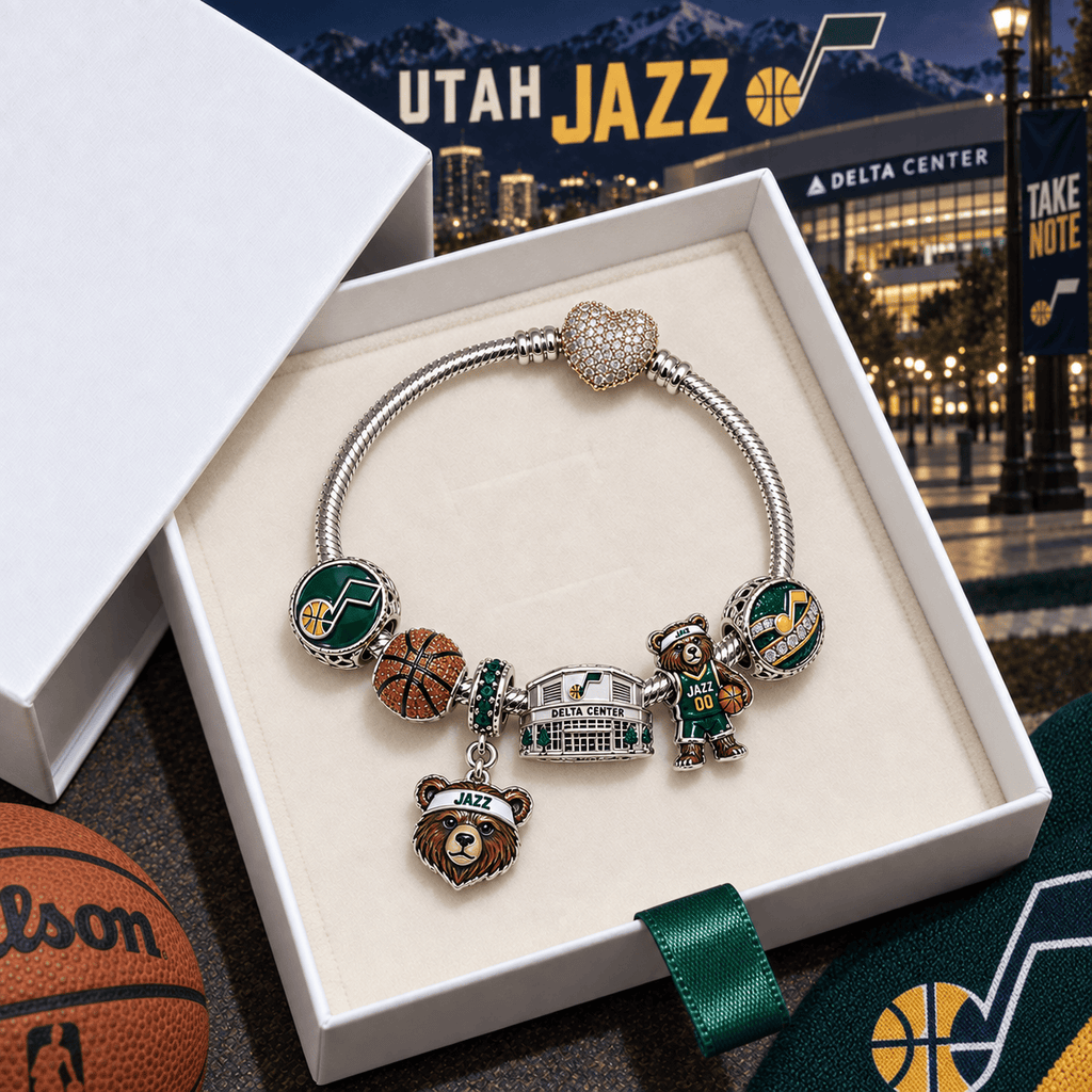 UTJ Silver Charm Bracelet Set VTH
