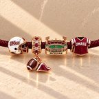 MSMN Braided Leather Charm Bracelet Set NHVH