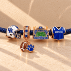 KWBK Braided Leather Charm Bracelet Set NHVH