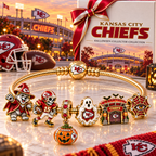 KCC Gold Charm Bracelet Set NHVH