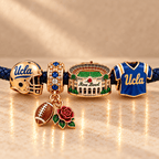 UBMB Braided Leather Charm Bracelet Set NHVH