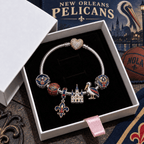 NOP Silver Charm Bracelet Set VTH