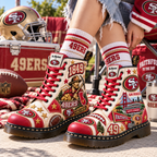 SF49 Premium Leather Lace-Up Boots LNTH
