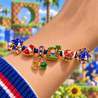 STH Braided Leather Charm Bracelet Set NHVH