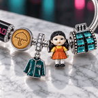 SQG Silver Charm Bracelet Set PTT